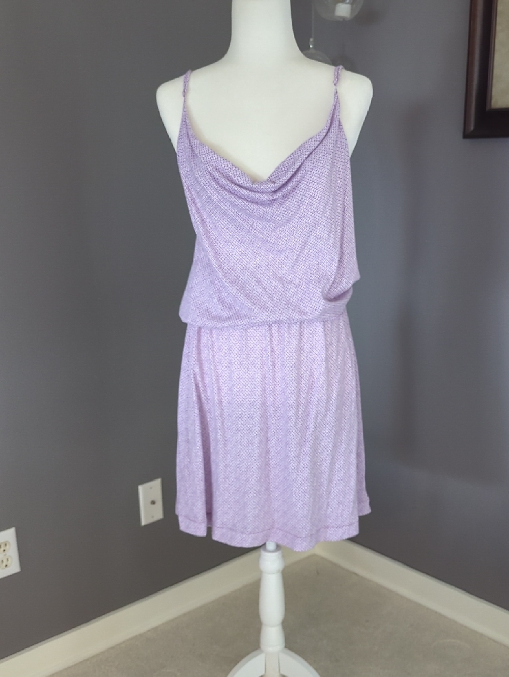 3 For $30. Alternative Lavender Cowl Neck Sleeveless Dress